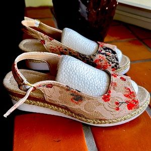 Wedge Womens slip on shoes